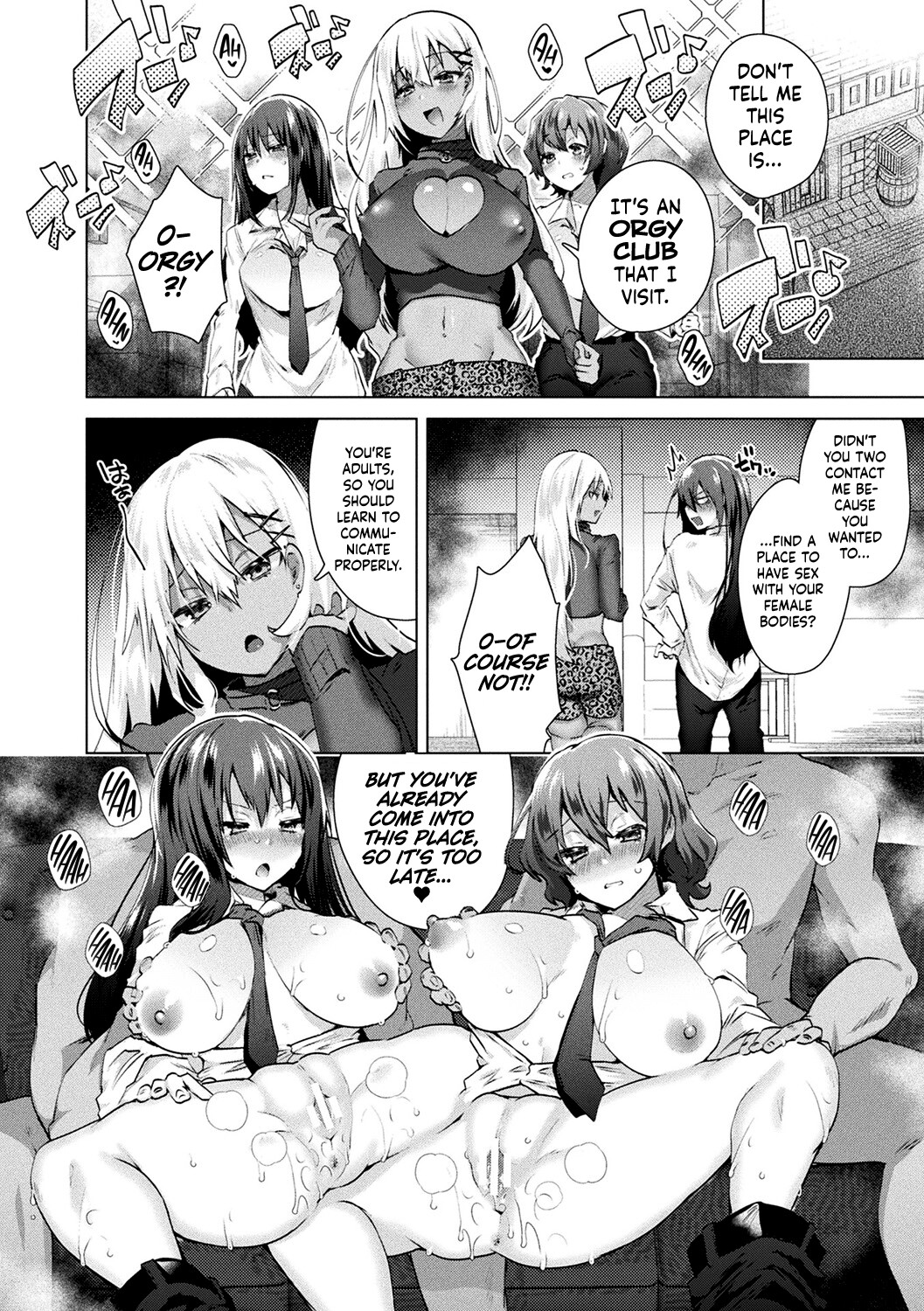Hentai Manga Comic-Feminization Pandemic!! Orgy-Read-2